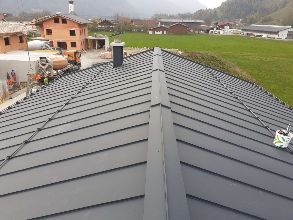 Blechdach Neubau