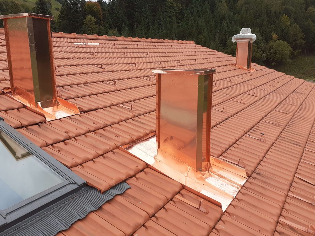 Dachsanierung mit Kupferblech