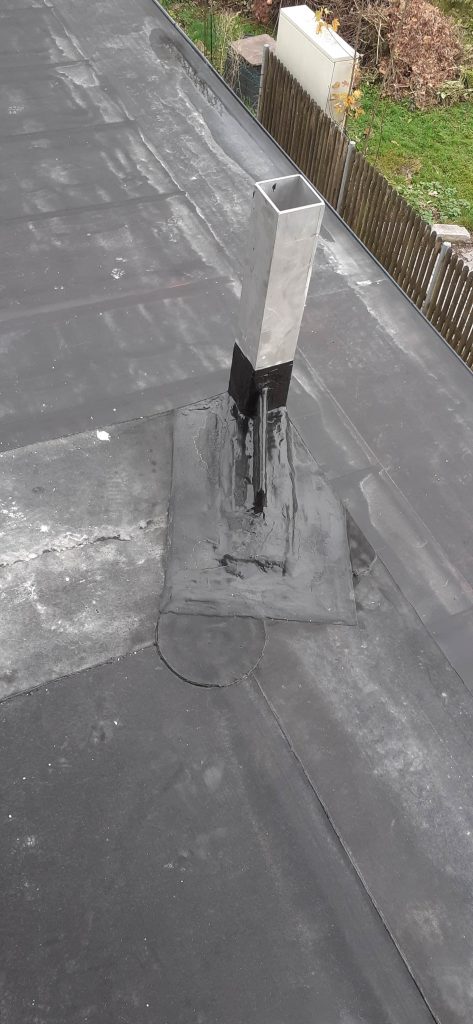 Geländerbefestigung Abdichtung