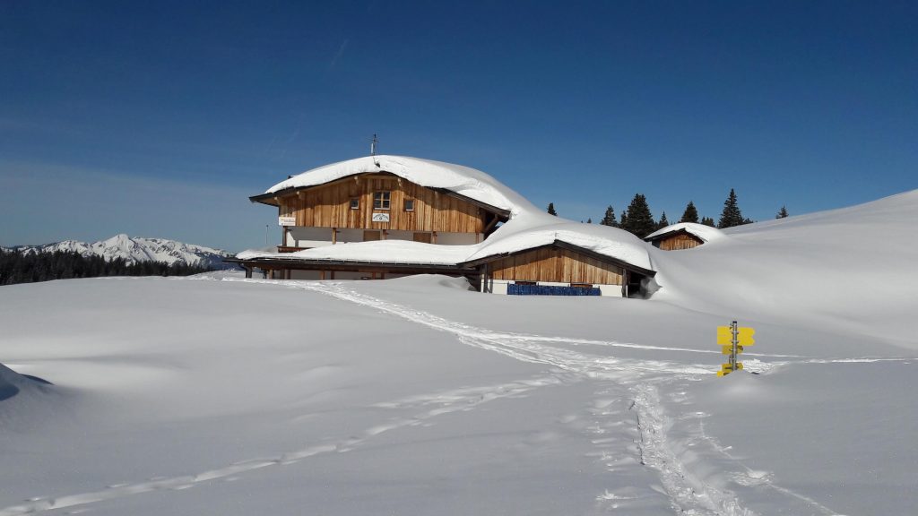 Straubinger Haus im Winter 2